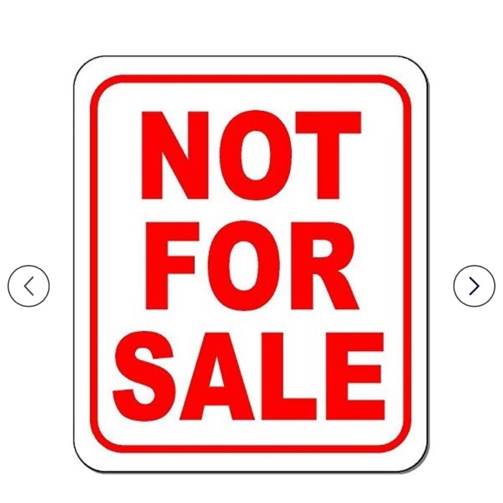 Not for sale